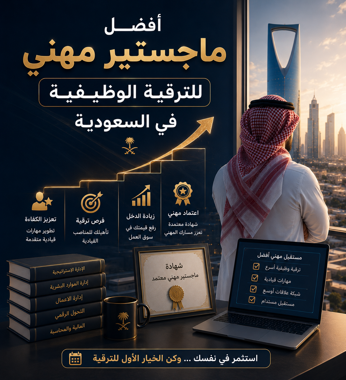 أفضل ماجستير مهني للترقية الوظيفية في السعودية