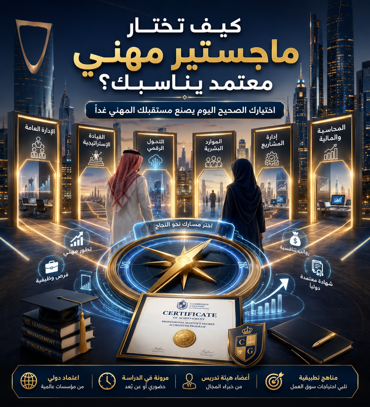 كيف تختار ماجستير مهني معتمد يناسبك؟