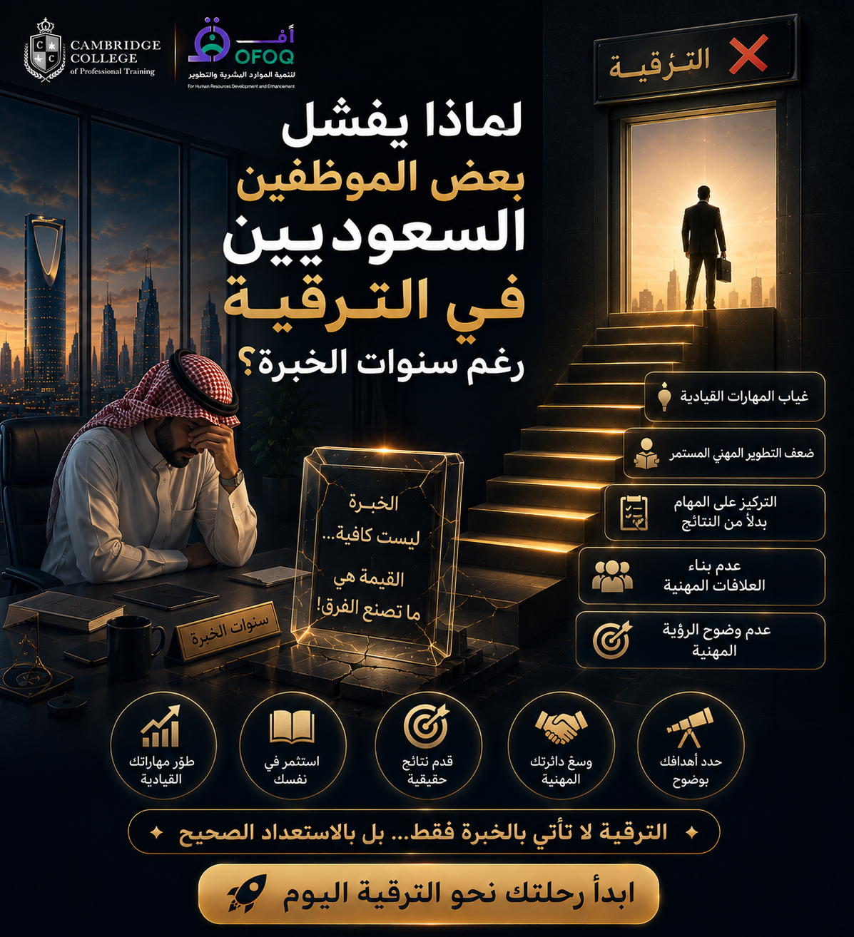 لماذا يفشل بعض الموظفين السعوديين في الترقية رغم سنوات الخبرة؟