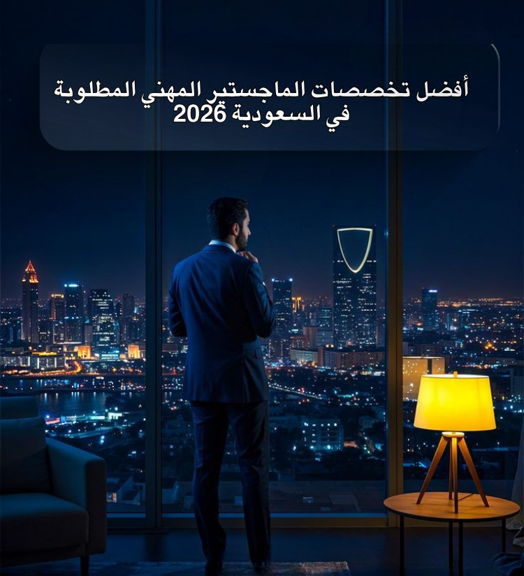 أفضل تخصصات الماجستير المهني المطلوبة في السعودية 2026: دليل شامل لاختيار التخصص المناسب