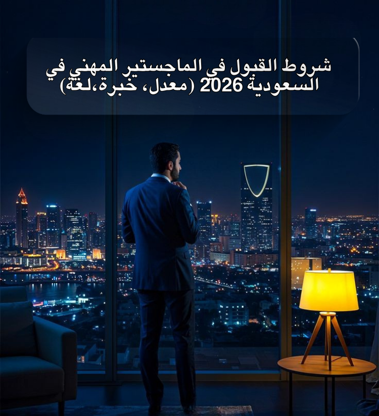 شروط القبول في الماجستير المهني في السعودية 2026 (المعدل، الخبرة، اللغة)