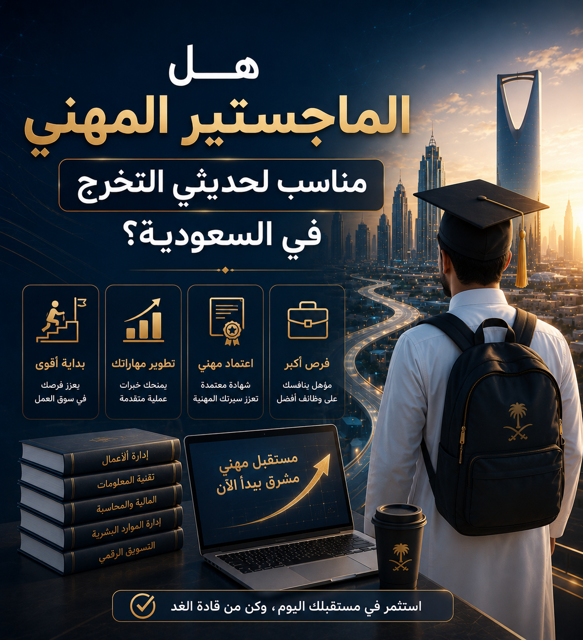 هل الماجستير المهني مناسب لحديثي التخرج في السعودية؟
